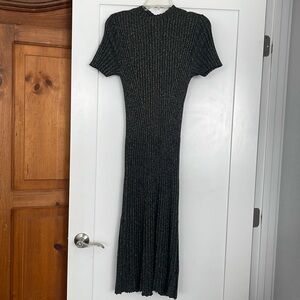 Black and silver dress